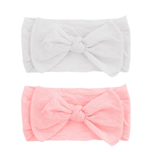 Wee Ones Nylon Baby Headband w/Bow