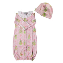 Load image into Gallery viewer, Pink Tinsel Converter Gown &amp; Hat Set
