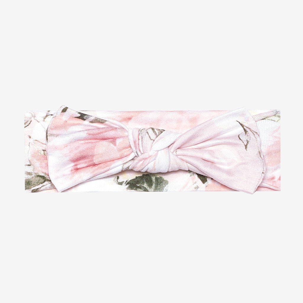 Vintage Pink Rose Infant Headwrap