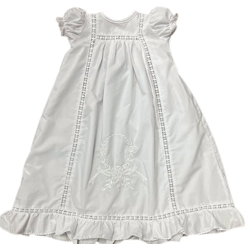 White Long Christening Gown