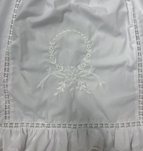 White Long Christening Gown