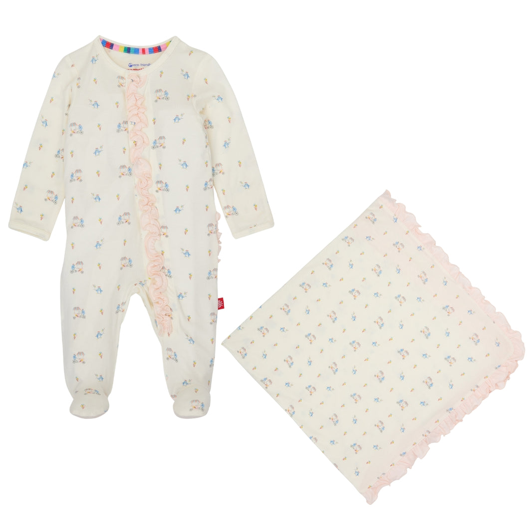 Penguin Pints Footie & Blanket Set - Sale