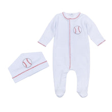 Load image into Gallery viewer, Tiny Slugger Footie &amp; Hat Set
