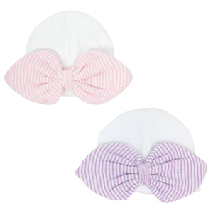 Paty, Inc Newborn Baby Knit Saylor Bow Hat