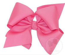 Load image into Gallery viewer, HUGE Grosgrain Hair Bow w/ Knot Wrap and French Clip
