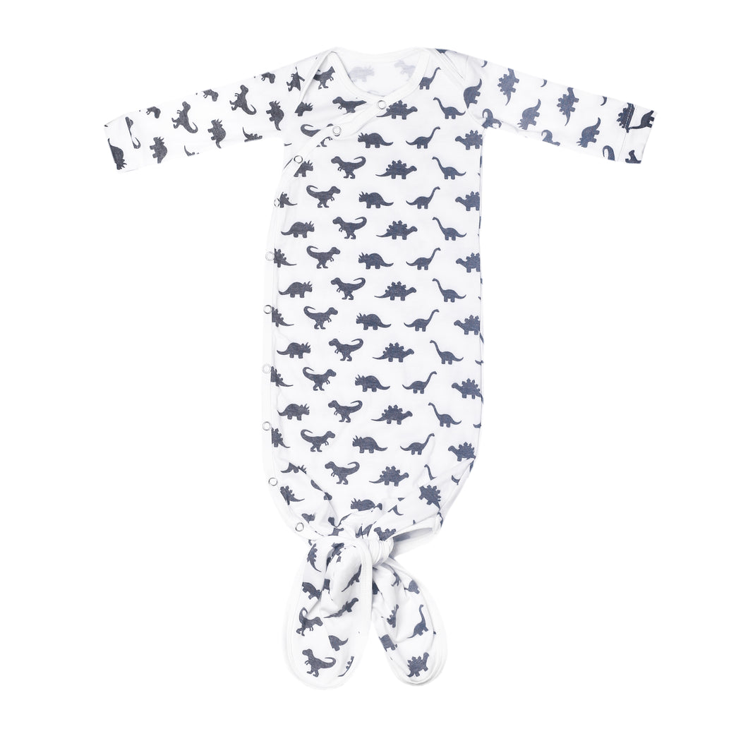 Wild (Dinosaur)- Knotted Baby Gown