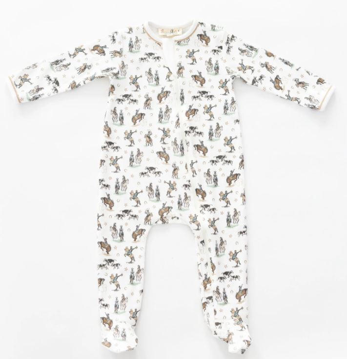 Wild West Zipper Footie