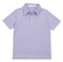 Load image into Gallery viewer, Performance Polo - Purple Stripes
