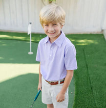 Load image into Gallery viewer, Performance Polo - Purple Stripes
