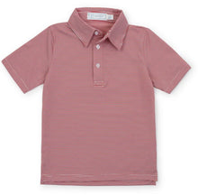 Load image into Gallery viewer, Performance Polo - Red &amp; White Stripe
