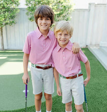 Load image into Gallery viewer, Performance Polo - Red &amp; White Stripe
