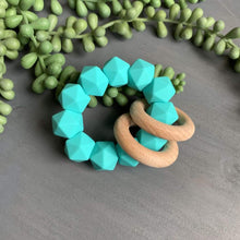 Load image into Gallery viewer, Three Hearts Abby Teething Rattle
