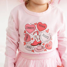 Load image into Gallery viewer, Pink Heart &amp; Howdy! - L/S T- Shirt
