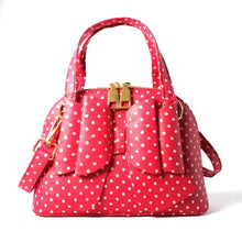 Load image into Gallery viewer, Margo Purse - Pink Dot Canvas
