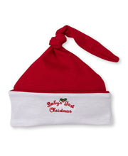 Load image into Gallery viewer, Baby's First Christmas Footie &amp; Hat Set
