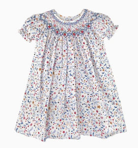 Fall Smocked Dress
