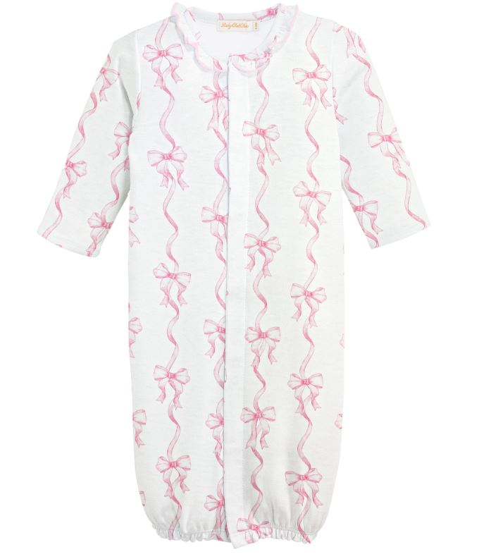 Coquette Bows Printed Conv. Gown