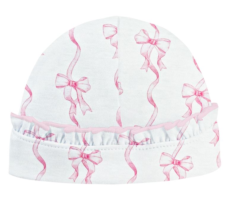 Coquette Bows Hat w/Ruffle