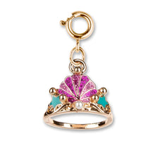 Load image into Gallery viewer, Gold Mermaid Tiara Charm
