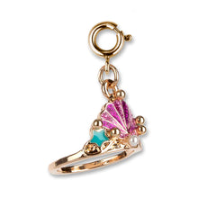 Load image into Gallery viewer, Gold Mermaid Tiara Charm
