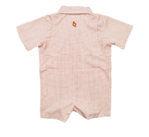 Gameday Guayabera Burnt Orange Romper