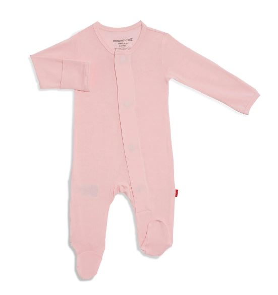 Pink Dogwood Footie No Ruffle