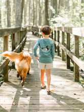 Load image into Gallery viewer, Swimming Mallard Marine Green L/S Shirt
