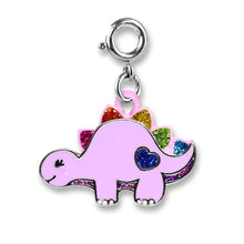 Load image into Gallery viewer, Glitter Dinosaur Charm
