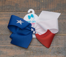 Load image into Gallery viewer, Texas Flag Hairbow
