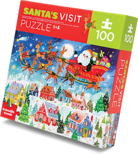 Santa's Visit Puzzle- 100 pc