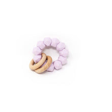 Load image into Gallery viewer, Three Hearts Abby Teething Rattle

