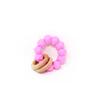 Load image into Gallery viewer, Three Hearts Abby Teething Rattle

