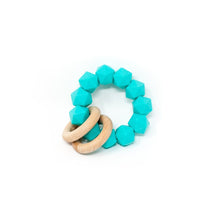 Load image into Gallery viewer, Three Hearts Abby Teething Rattle
