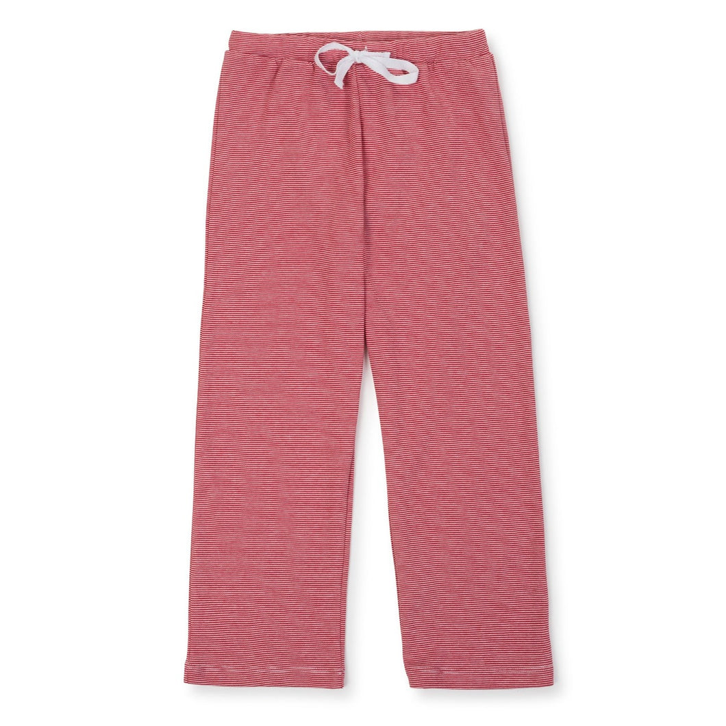 Beckett Christmas Pajama Pant - Red & White Stripes