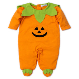 Hello Halloween Orange bib