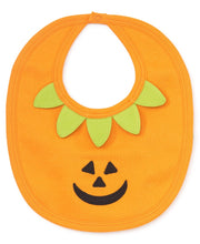 Load image into Gallery viewer, Hello Halloween Orange bib
