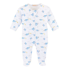 Load image into Gallery viewer, Sky Adventure Footie &amp; Blanket Set
