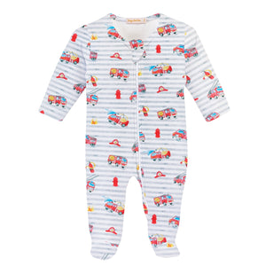 Firefighter Zipped Footie