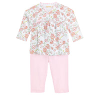 Pastel Floral Pant Set Size 9-12 months only