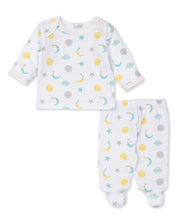 Load image into Gallery viewer, Moonlight Dreams Footed Pant Set
