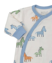 Load image into Gallery viewer, Zebra &amp; Friends Playsuit - Blue
