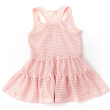 Load image into Gallery viewer, Pink Crochet Swim Cover-up
