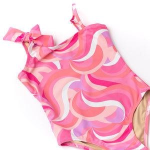 Pink Waves One-Piece