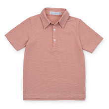 Load image into Gallery viewer, Will Performance Polo - Orange Stripes
