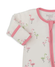 Load image into Gallery viewer, Converter Gown, Knot Hat &amp; Blanket Set in Flamingo Love Print
