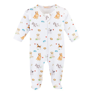 "Best Friends"  Zipped Footie