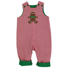 Load image into Gallery viewer, Jolly Gingerbread Reversible John-John
