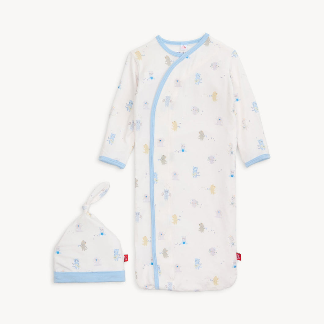 Blue Baby Beats Gown Set