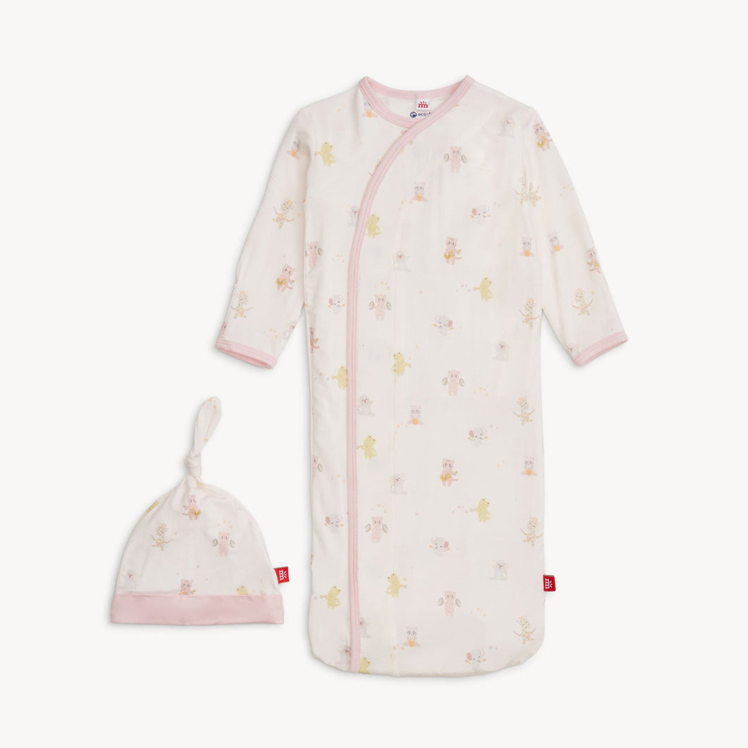 Pink Baby Beats Gown Set