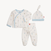 Load image into Gallery viewer, Blue Baby Beats Kimono Set
